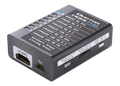 Dr HDMI 4K output side, showing the HDMI out port, the RS232 jack and the copy sink and HPD buttons